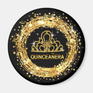 Aimant Diamond Tiara Quinceanera Parties scintillant Conf