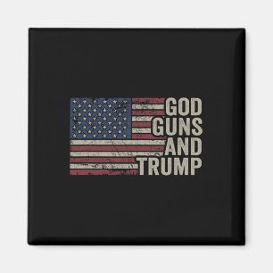 Aimant Dieu Armes Et Trump - Pro Dieu Arme Drôle Républic