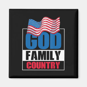 Aimant Dieu Famille Pays Soldat Patriot US Mémoire du dra
