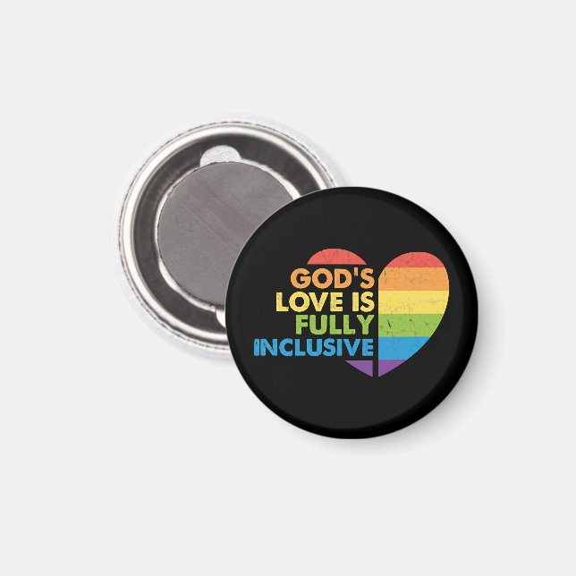 Aimant Dieu Gay Chrétien Lgbt (Recto/Verso)