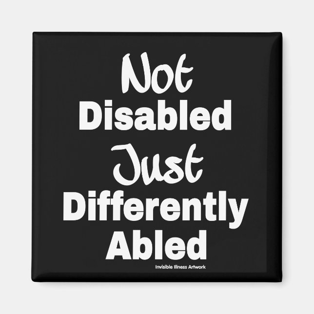 Aimant Différent Abled (Devant)
