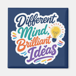Aimant Différent esprit Idées brillantes Autisme TDAH