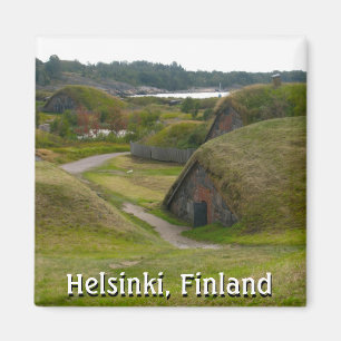 Aimant d'île de Soumenlinna, Helsinki, Finlande
