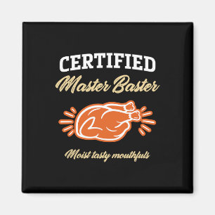 Aimant Dindeur de punaises de Thanksgiving certifié maîtr