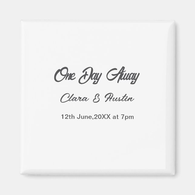 Aimant Dîner de répétition la veille du nom da (Devant)