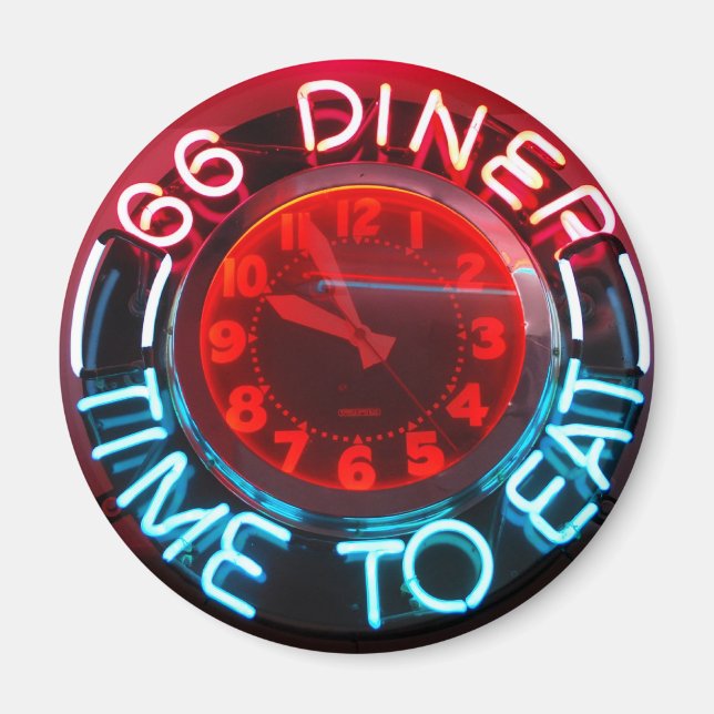Aimant Diner - Temps de manger (Devant)