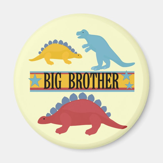 Aimant Dinosaur Big Brother (Devant)
