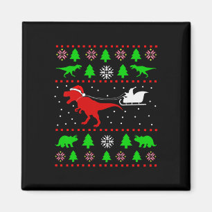 Aimant Dinosaur Vilain Noël Pour Adultes Enfants