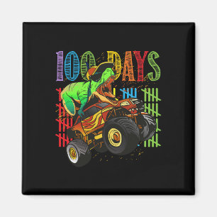 Aimant Dinosaure Monter Un Camion Monster 100 Jours D'Éco