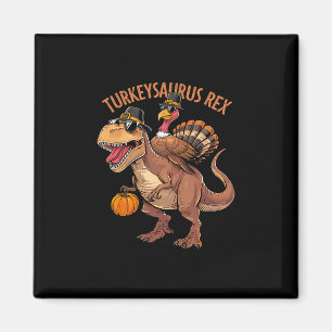 Aimant Dînosaure Turc Rex Dînosaire de Thanksgiving pour 