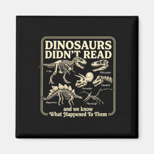 Aimant Dinosaures drôles n'ont pas lu les enfants rat de
