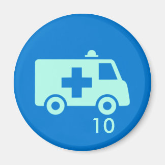 Aimant d'insigne - Ambulance 10