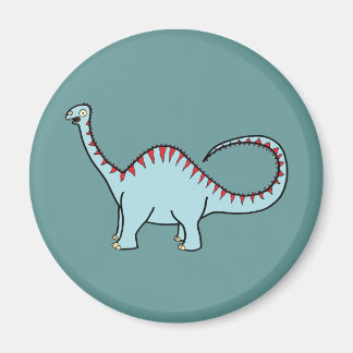 Aimant Diplodocus bleu