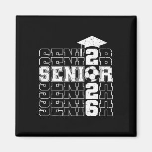 Aimant Diplômé de 2026 Senior 2026 Football Seniors Diplô
