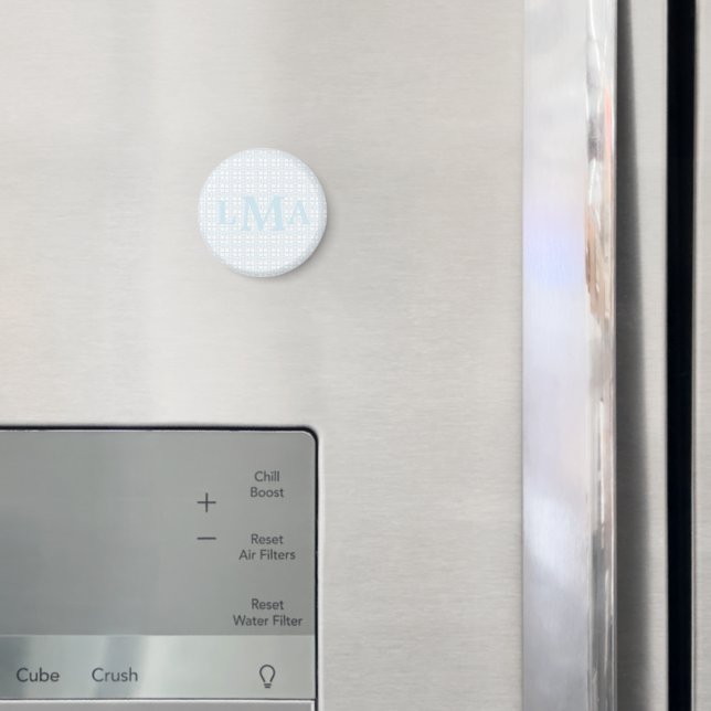 Aimant Diplômé de Monogramme Gingham Sud Prépa (In situ (réfrigérateur))