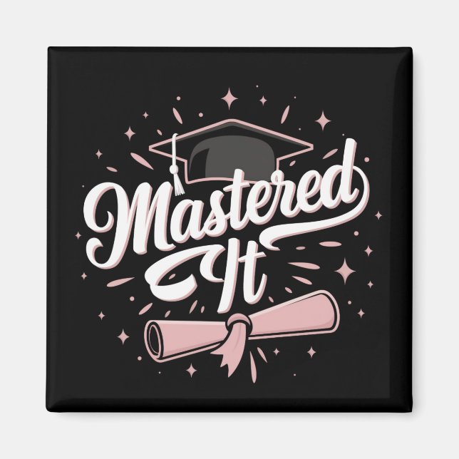 Aimant Diplômé en master MBA diplômé de master (Devant)