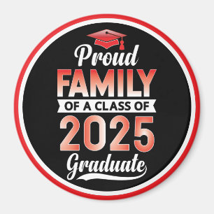 Aimant Diplômé principal Famille fière d'un diplômé de 20
