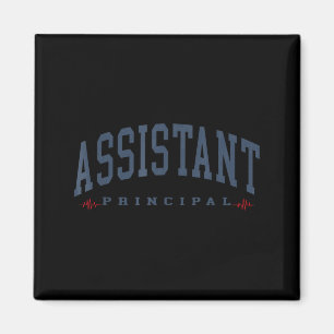 Aimant Directeur adjoint drôle Travailleur scolaire drôle