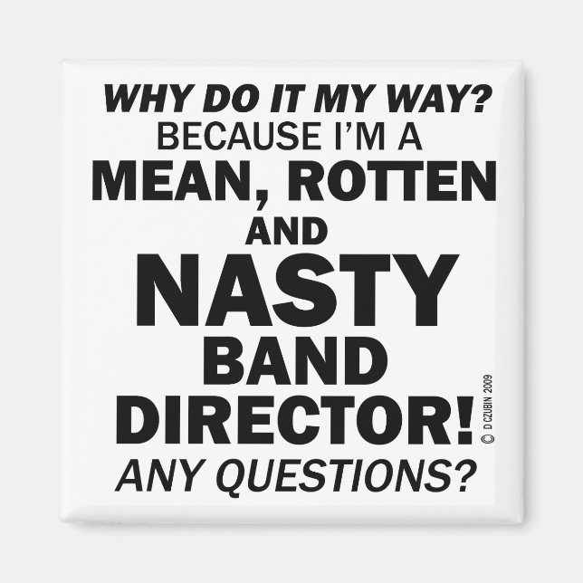 Aimant Directeur de bande Nasty (Devant)