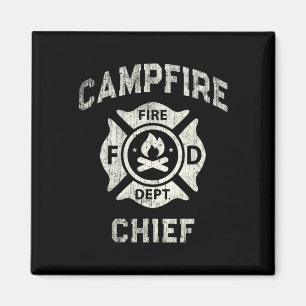 Aimant Directeur de camp d'été de randonnée de chef de ca