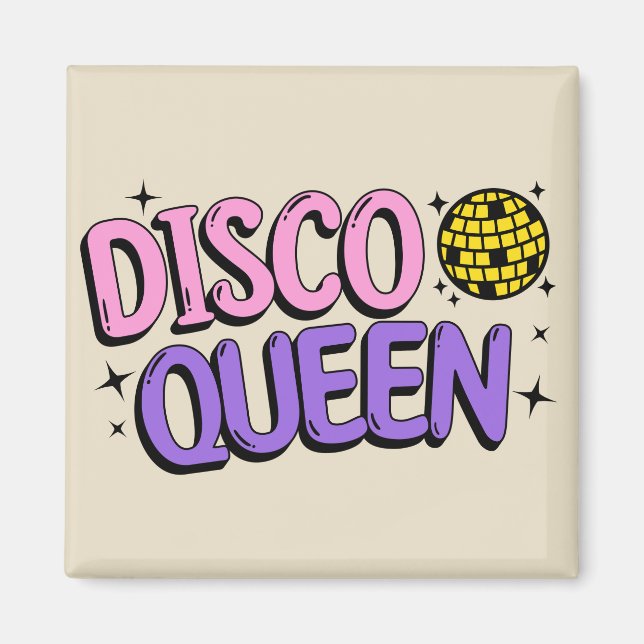 Aimant Disco queen (Devant)
