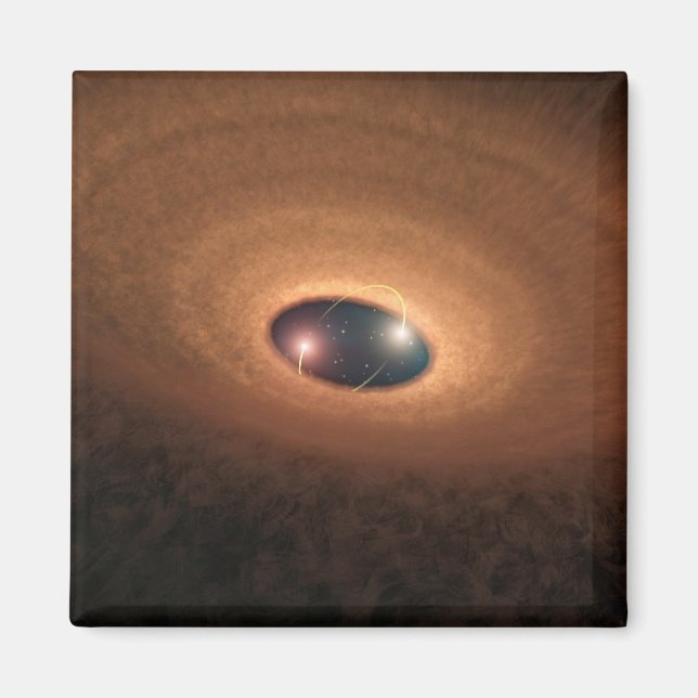 Aimant Disque D'Étoiles De Matériel Dusty (Devant)