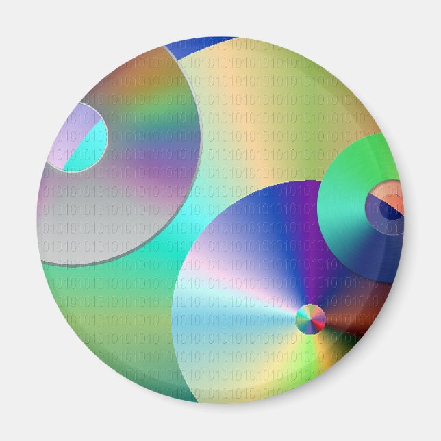 Aimant Disques compacts (Devant)