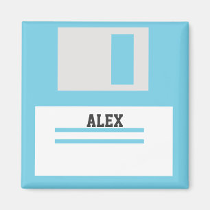 Aimant Disques de disquettes de 3,5 pouces avec Étiquett