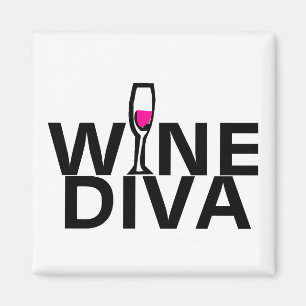 Aimant Diva de vin