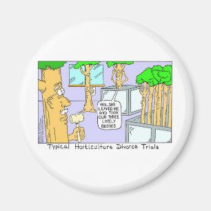Aimant Divorce d'arbres : Cadeaux drôles T-shirts et obje