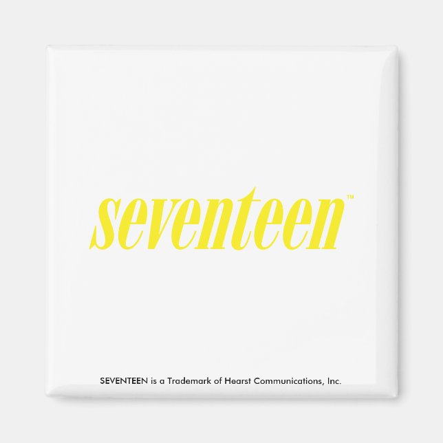 Aimant Dix-sept Logo Jaune (Devant)