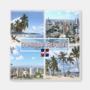 Aimant DO Panorama - Saint-Domingue - Santiago - mer de l