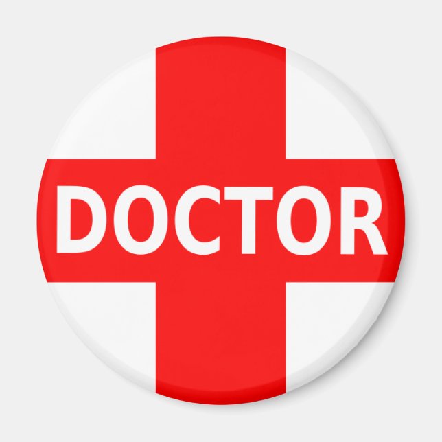 Aimant Docteur Logo (Devant)