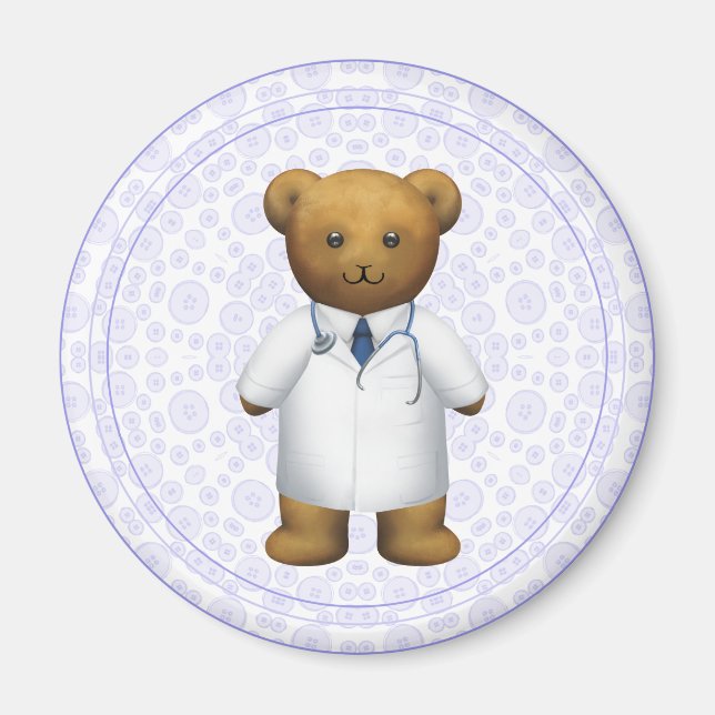 Aimant Doctor Bear - Teddy Bear (Devant)