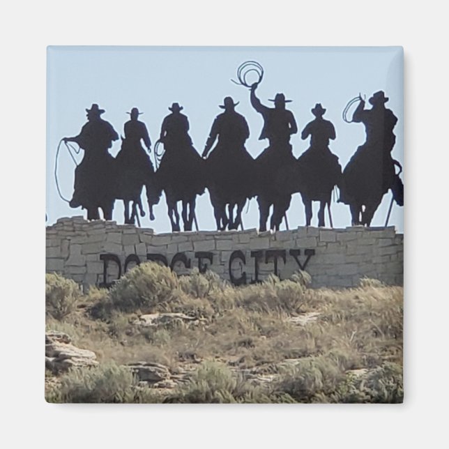 Aimant Dodge City, Kansas - Wild West Town (Devant)