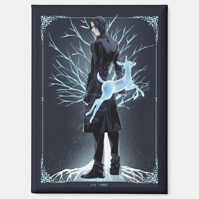 Aimant Doe Patronus d'Anime Severus Snape (Recto)
