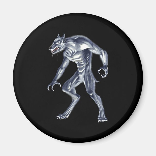 Aimant Dogman Cryptid Beast (Devant)
