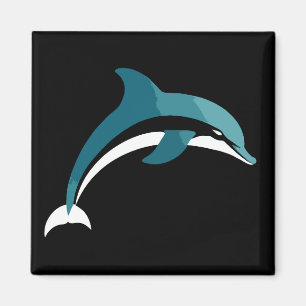 Aimant Dolphin Vector Art Animal Moderne Graphique Urbain