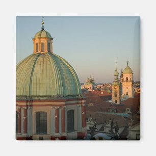 Aimant Dôme de l'église Saint-François, Prague, Républiqu