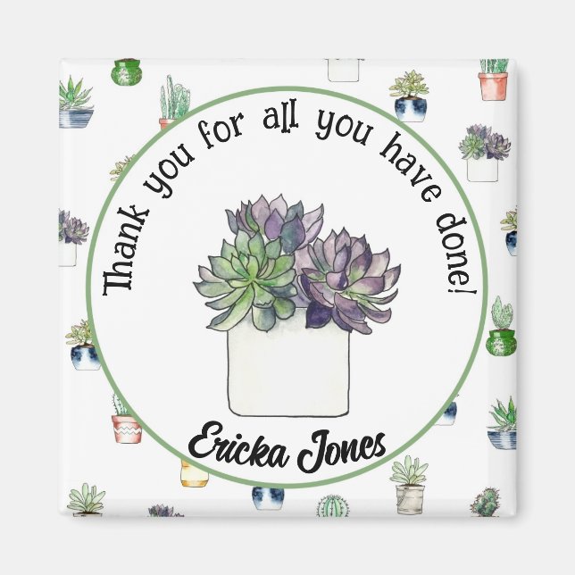 Aimant Don de l'enseignant (Devant)