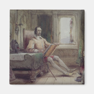 Aimant Don don Quichotte dans son étude
