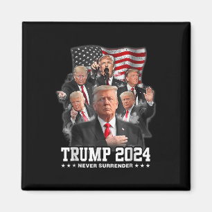Aimant Donald J Trump 2024 ne se rend jamais