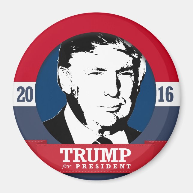 AIMANT DONALD TRUMP 2016 (Devant)