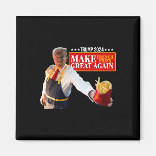 Aimant Donald Trump 2024 frite - Faire des frites G