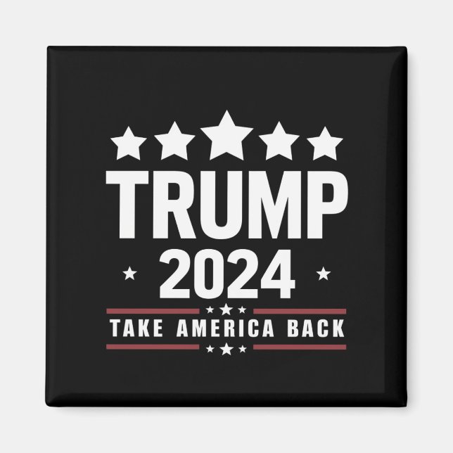 Aimant Donald Trump 2024 redonne l'élection américaine (Devant)