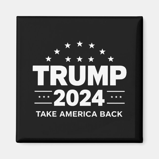 Aimant Donald Trump 2024 redonne l'élection américaine (Devant)