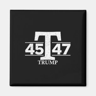 Aimant Donald Trump 45 47 45e 47e Président