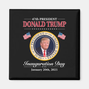 Aimant Donald Trump 47e investiture du président 2025 Sup