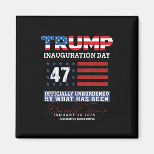 Aimant Donald Trump 47e président 2025 Inauguration États