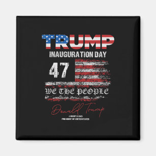 Aimant Donald Trump 47e président 2025 Inauguration États